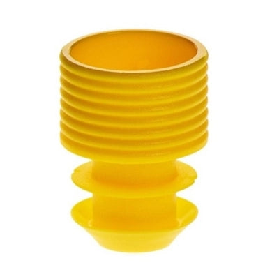 Simport Scientific Simport Scientific T404-10Y Flange Plug Cap 16mm Polyethylene Supplies reLink Medical