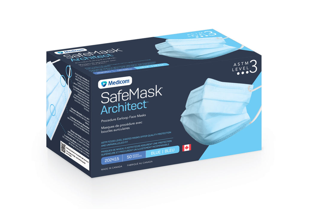 Medicom, Inc. Medicom Inc. 221492 SafeMask Artisan Face Mask ASTM Level 3 Black Supplies reLink Medical