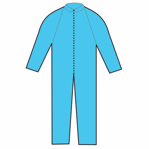 O&M Halyard O&M Halyard 75631 Protective Coverall Blue Large Supplies reLink Medical