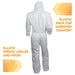 Ansell Ansell 46115 KleenGuard A30 Coveralls 2XL White Zipper Front with Supplies reLink Medical