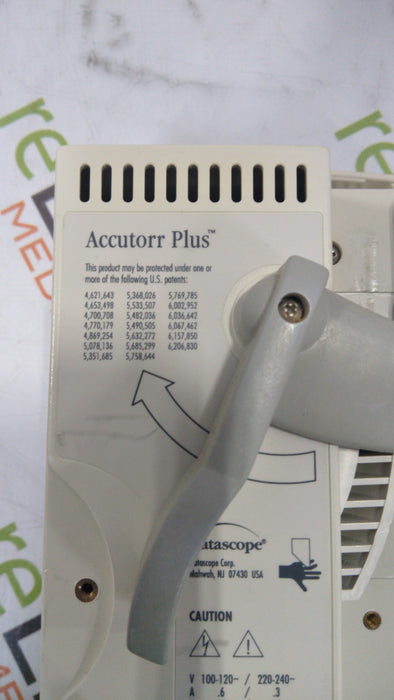 Datascope Accutorr Plus Vital Signs Monitor