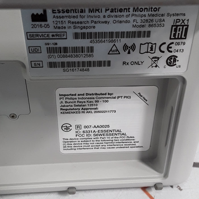 Invivo MDE Essential MRI Compatible Patient Monitor