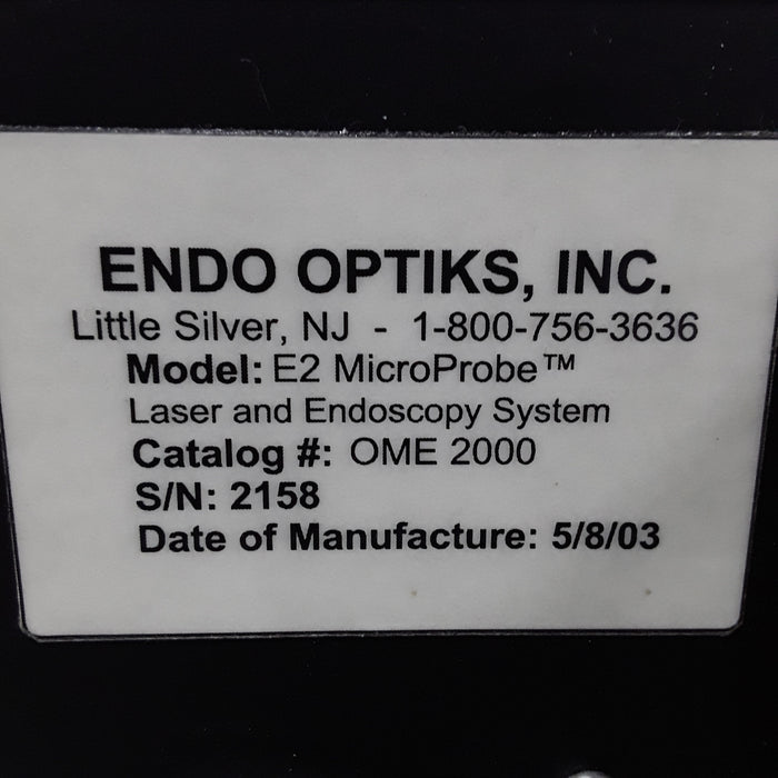 Endo Optiks E2 MicroProbe Endoscopy Ophthalmic Laser