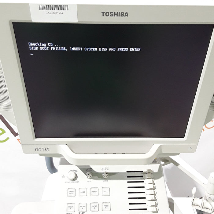 Toshiba Nemio XG SSA-580A Ultrasound System