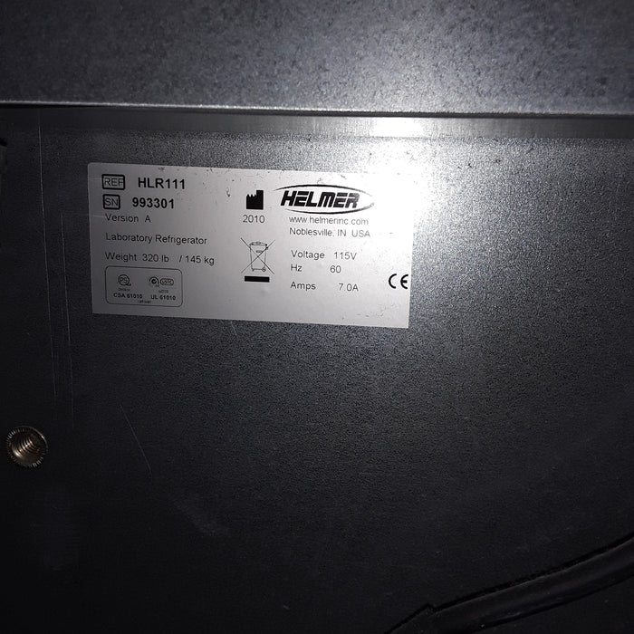 Helmer Inc HLR111 Medical Refrigerator