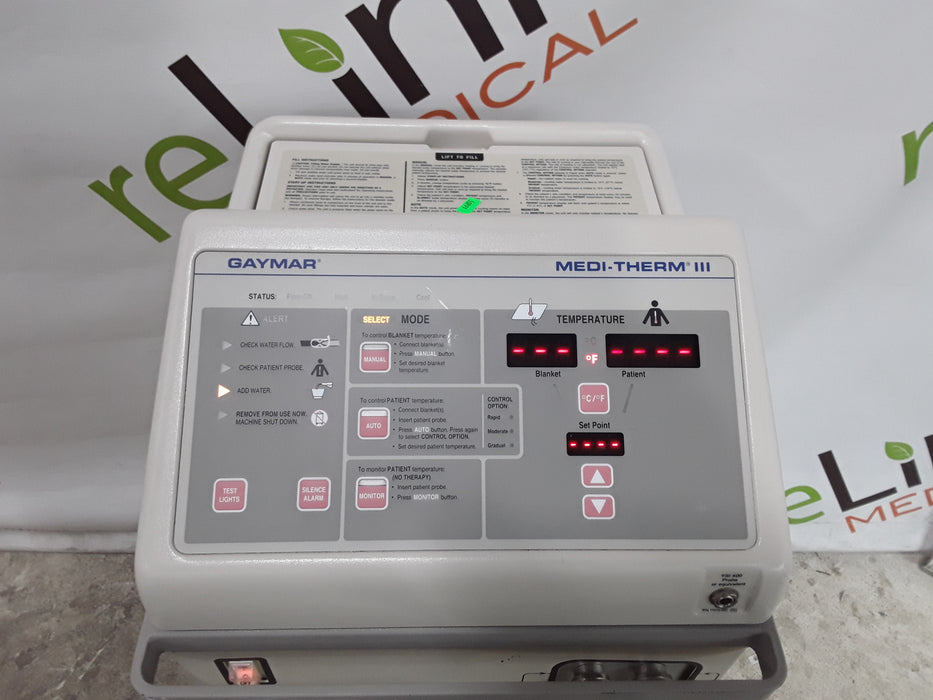 Gaymar Medi-Therm III MTA6900 Hyper/Hypothermia Machine