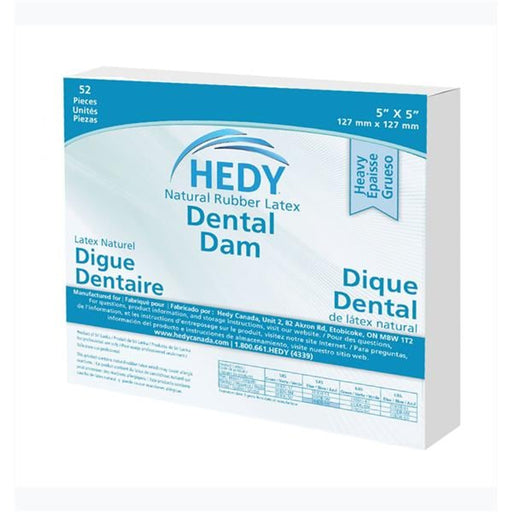Medicom, Inc. Medicom Inc. 310DB-6M Dental Dam 6" x 6" Medium Gauge Blue Supplies reLink Medical