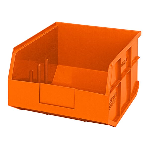 Quantum Medical Quantum Medical SSB425OR Stackable Shelf Bin 12" x 11" x 7" Orange Supplies reLink Medical