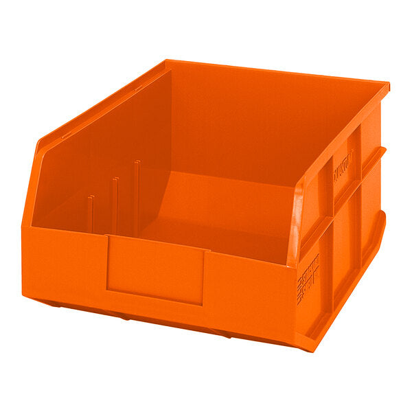 Quantum Medical Quantum Medical SSB445OR Stackable Shelf Bin 14" x 11" x 7" Orange Supplies reLink Medical
