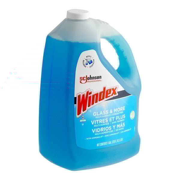 SC Johnson Consumer 696503 Windex Glass Cleaner Blue 128oz