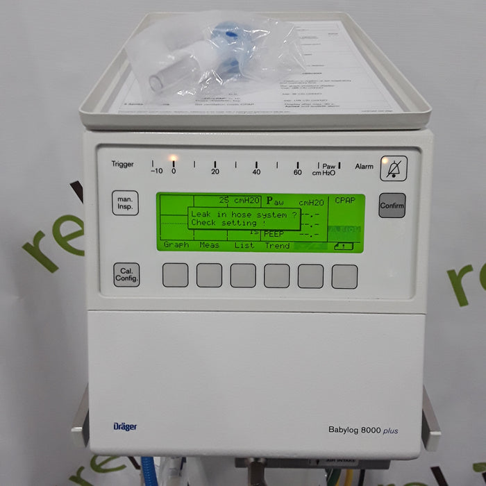 Draeger Medical Babylog 8000 Plus Ventilator