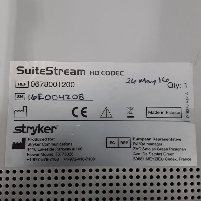 Stryker SuiteStream HD Codec