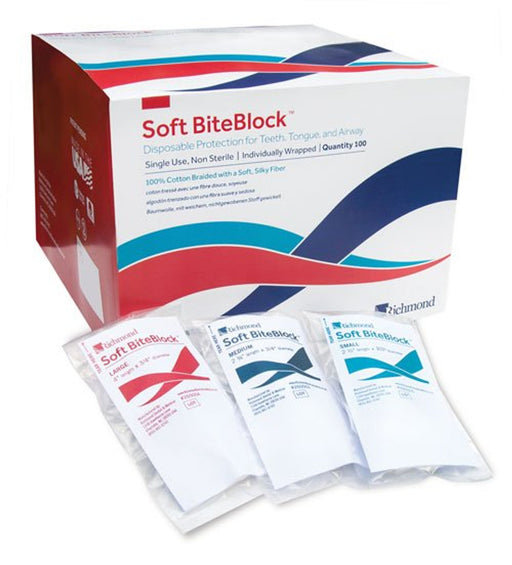 Richmond Dental Richmond Dental 260000 Soft BiteBlock 3/4" DIA x 4" Bulk Large Supplies reLink Medical