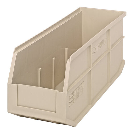Quantum Medical Quantum Medical SSB461IV Stackable Shelf Bin 18" x 6" x 7" Ivory Supplies reLink Medical