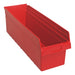 Quantum Medical Quantum Medical QSB814RD Shelf Bin 23 5/8" x 8 3/8" x 8" Red Supplies reLink Medical