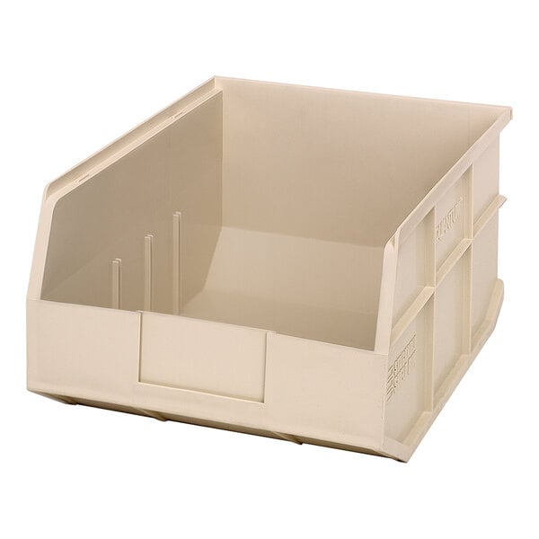 Quantum Medical Quantum Medical SSB445IV Stackable Shelf Bin 14" x 11" x 7" Ivory Supplies reLink Medical