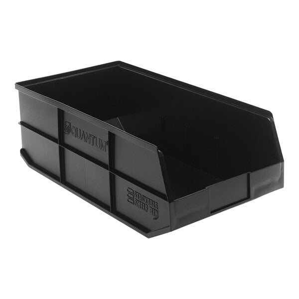 Quantum Medical Quantum Medical SSB485BK Stackable Shelf Bin 20.5" x 11" x 7" Supplies reLink Medical
