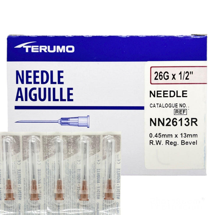 Terumo Medical Corp. Terumo Medical Corp. NN2613R Regular Wall Needle 26G x 1/2" 100/bx Supplies reLink Medical