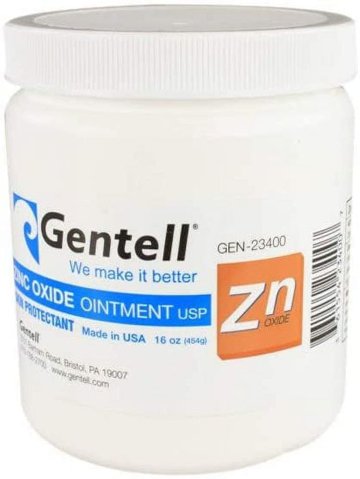 Gentell Gentell GEN-23400 Zinc Oxide Ointment 16 oz Jar Supplies reLink Medical