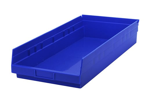 Quantum Medical Quantum Medical QSB116BL Shelf Bin 23 5/8" x 11 1/8" x 4" Blue Supplies reLink Medical