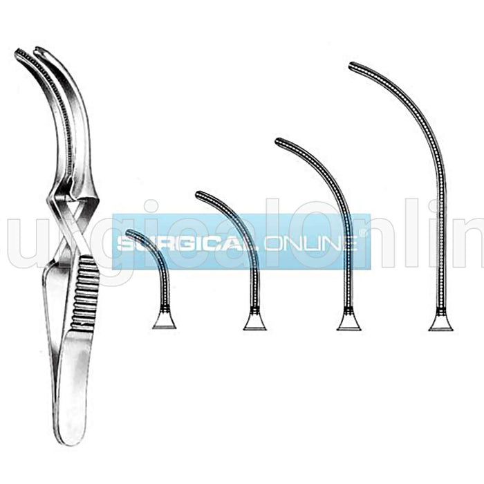 Aspen Surgical Aspen Surgical 37-1047 Clamp DeBakey Bulldog Cross-Action Curved Surgical Instruments reLink Medical