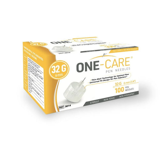 MediVena MediVena 3014 Pen Needles 32G x 6mm Yellow 100/bx Supplies reLink Medical