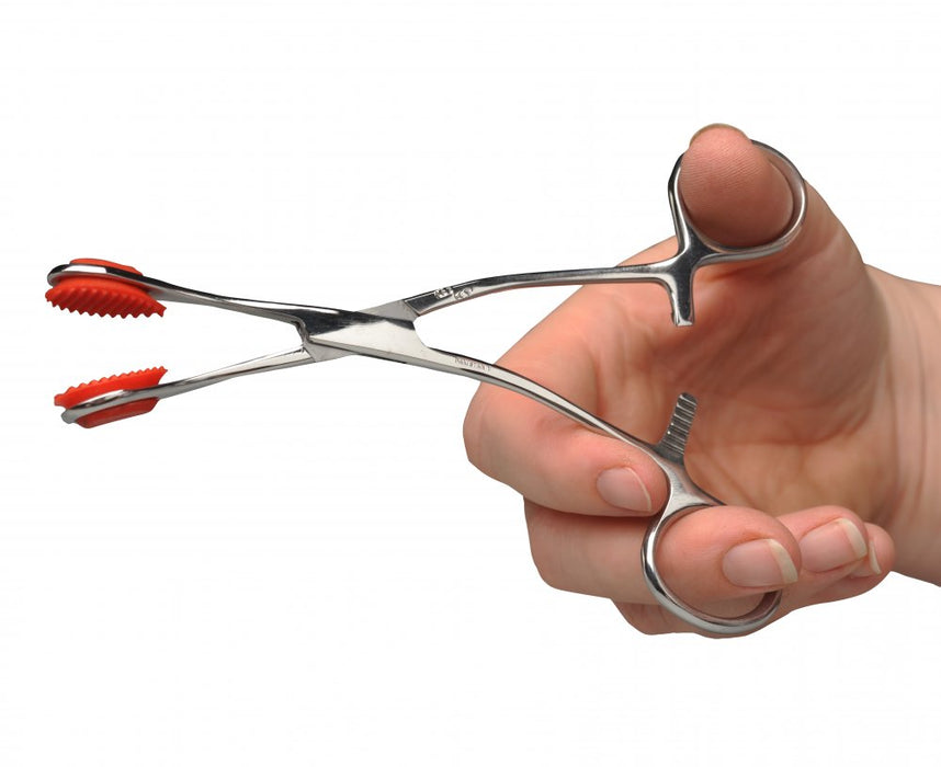 ADC ADC 317 Young Tongue Seizing Forceps 6-1/2", Child, Silver Diagnostic Exam Equipment reLink Medical