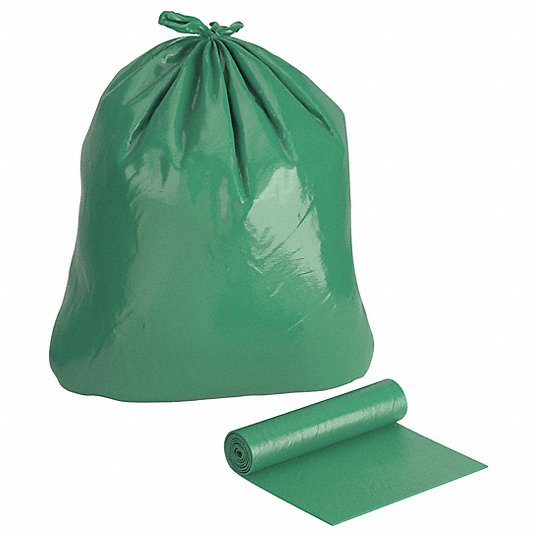 Medegen Medical Products LLC H460 Can Liner 20" x 22" Dark Green