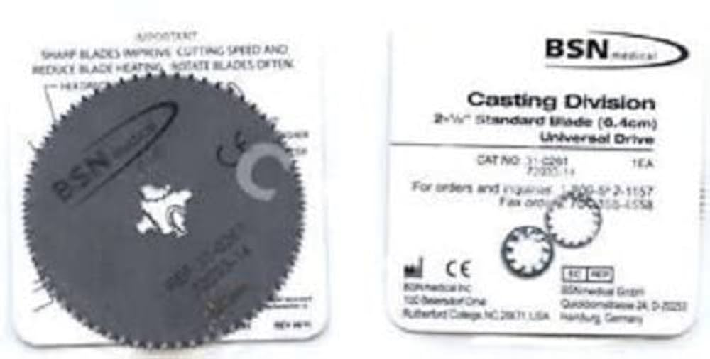 BSN Medical/Jobst BSN Medical/Jobst 31-0261 Cast Saw Blade Stainless Steel 2 1/2" Surgical Instruments reLink Medical