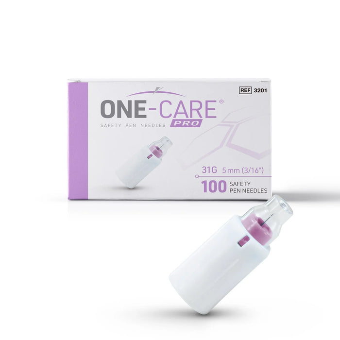 MediVena MediVena 3201 Safety Pen Needles 31G x 5mm Purple Supplies reLink Medical