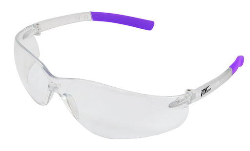 Palmero Palmero 3605L Wraparound Safety Glasses Clear Frame/Lavender Supplies reLink Medical