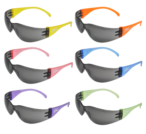Palmero Palmero 3607GB Pedo Wraparound Safety Glasses 6 Temple Colors with Supplies reLink Medical