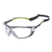 Palmero Palmero 3630GC Wraparound Safety Glasses Black Frame/Green Supplies reLink Medical