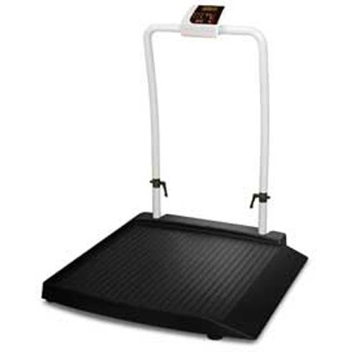 Rice Lake Rice Lake 350-10-2 Wheelchair Scale Single Ramp w/ Handrail Scale reLink Medical