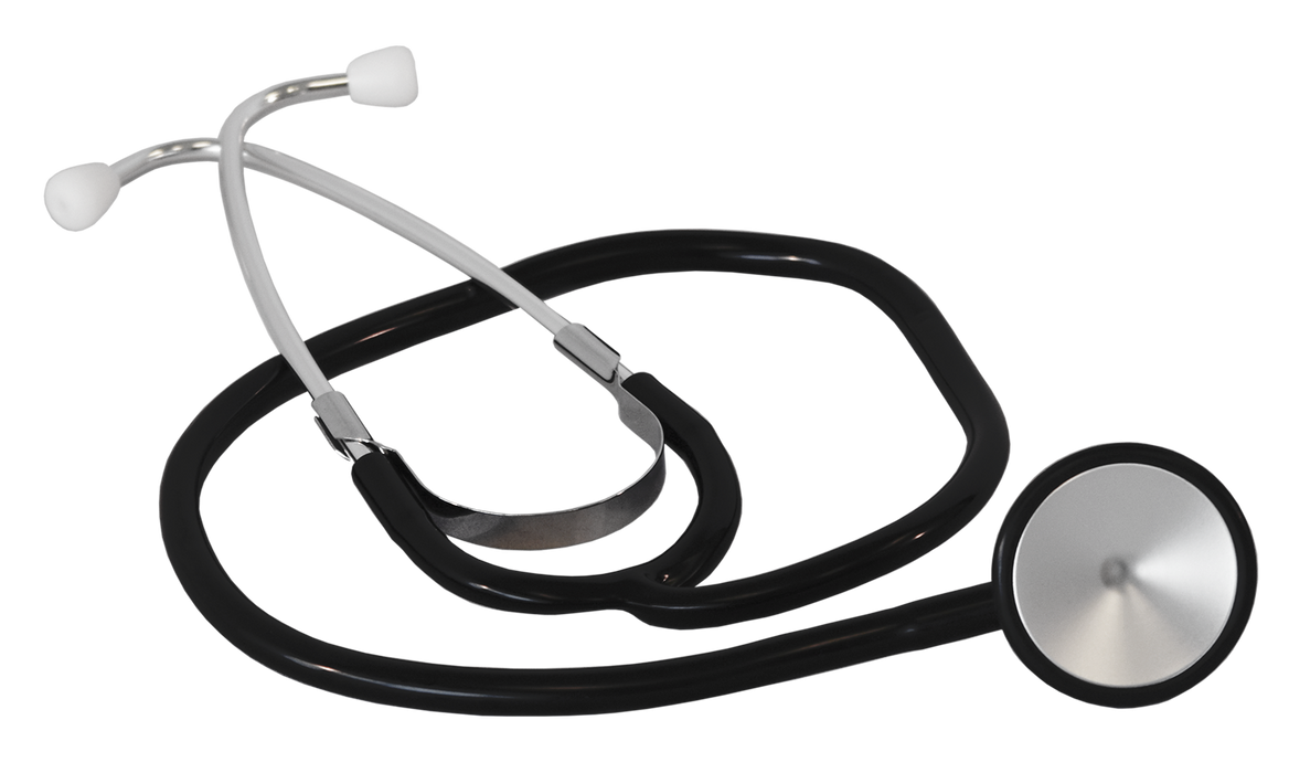 ASP Global ASP Global STT101 Stethoscope Single Head Adult Black 50 bg/bx 2 Supplies reLink Medical