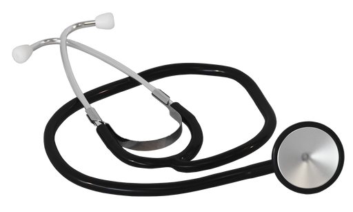 ASP Global ASP Global STT101 Stethoscope Single Head Adult Black 50 bg/bx 2 Supplies reLink Medical