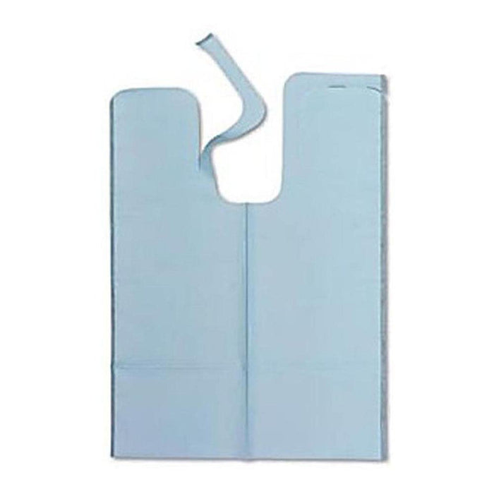 TIDI Products LLC 917345 Contour Neck Bib 17" x 18" 2-Ply Tissue +