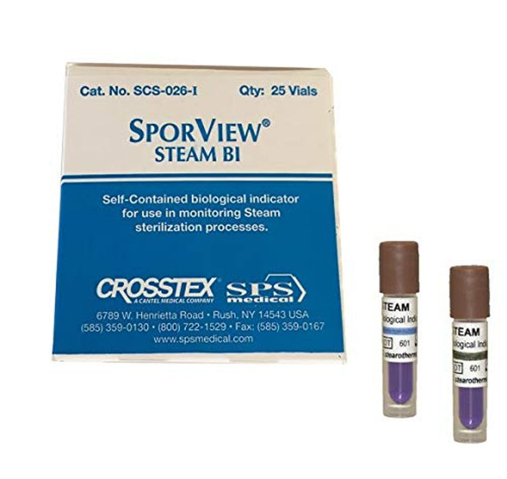 Crosstex International SCS-025 Steam Biological Indicator