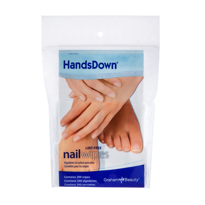 Graham Medical Graham Medical 42800 Nail Wipes 2"x2" White Hands Down 200/bg Supplies reLink Medical