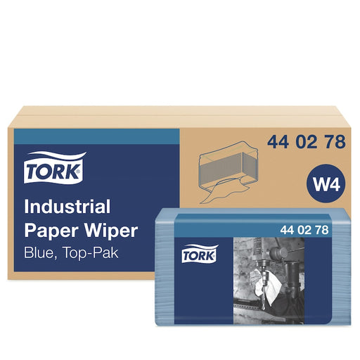 Essity Professional Hygiene North America, LLC Tork Industrial Paper Wiper, 440278 Top-Pak, Blue Supplies reLink Medical