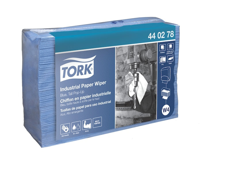 Essity Professional Hygiene North America, LLC Tork Industrial Paper Wiper, 440278 Top-Pak, Blue Supplies reLink Medical