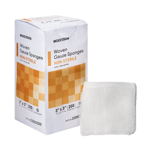 AMD-Medicom AMD-Medicom B3003 Gauze Sponge 3" x 3" 8-Ply Non-Sterile 200/bg Supplies reLink Medical