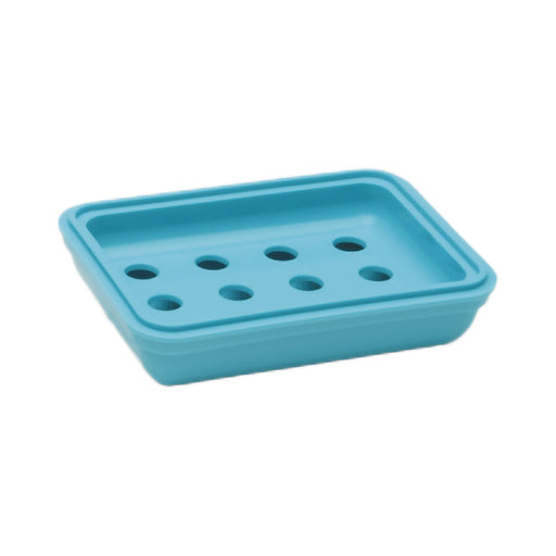 Medegen Medical Products, LLC Medegen Medical Products LLC 00020 Soap Dish with Drain Tray Blue Supplies reLink Medical
