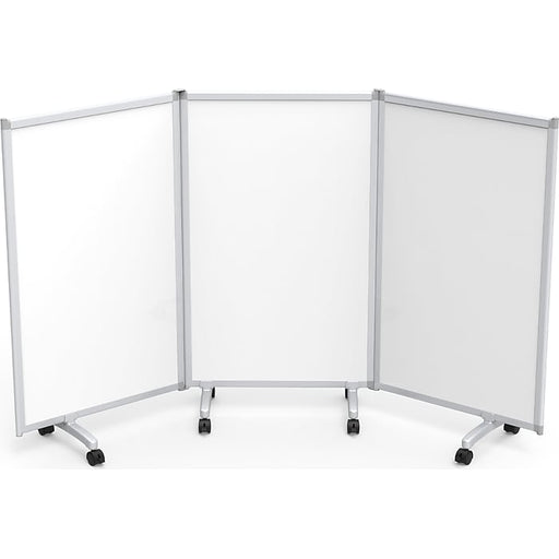 Luxor Luxor MB9152WW Magnetic Whiteboard Divider, 91"W x 17"D x 53.5"H Medical Furniture reLink Medical