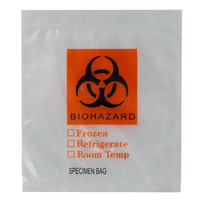 ASP Global ASP Global Q606 Specimen Transport Bag Printed BIOHAZARD 3 Wall Supplies reLink Medical