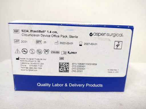 Aspen Surgical Aspen Surgical 9234 Circumcision Device 1.4 cm size Sterile 1/pch Supplies reLink Medical