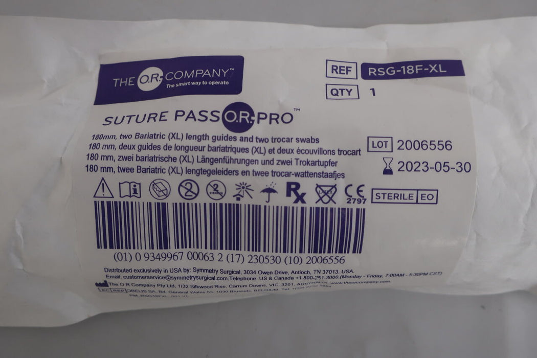 Aspen Surgical Aspen Surgical RSG-18F-XL Suture PassOR PRO180mm Suture Supplies reLink Medical