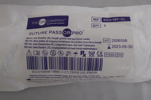 Aspen Surgical Aspen Surgical RSG-18F-XL Suture PassOR PRO180mm Suture Supplies reLink Medical