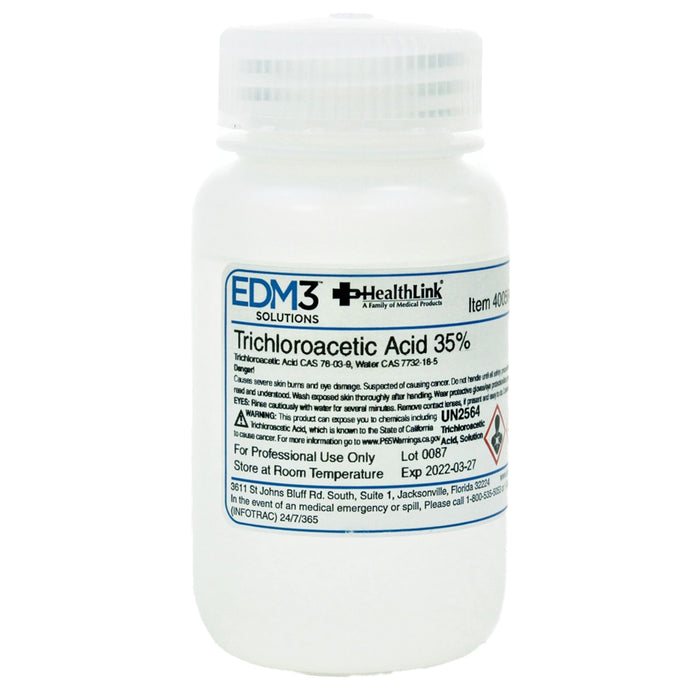 EDM3 Company LLC EDM3 Company LLC 400598 Trichloroacetic Acid 35% 1 Supplies reLink Medical