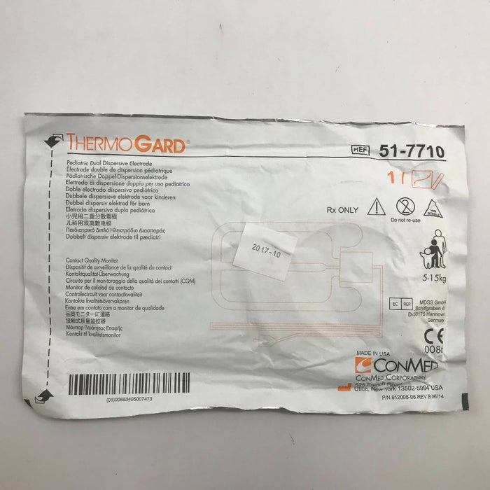 Conmed Conmed 51-7710 ThermoGard Pediatric Dual Dispersive 10ft Supplies reLink Medical